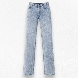 Vintage 80s Levi’s Orange Tab Acid Wash High Rise Slim Student Jeans USA Size 28